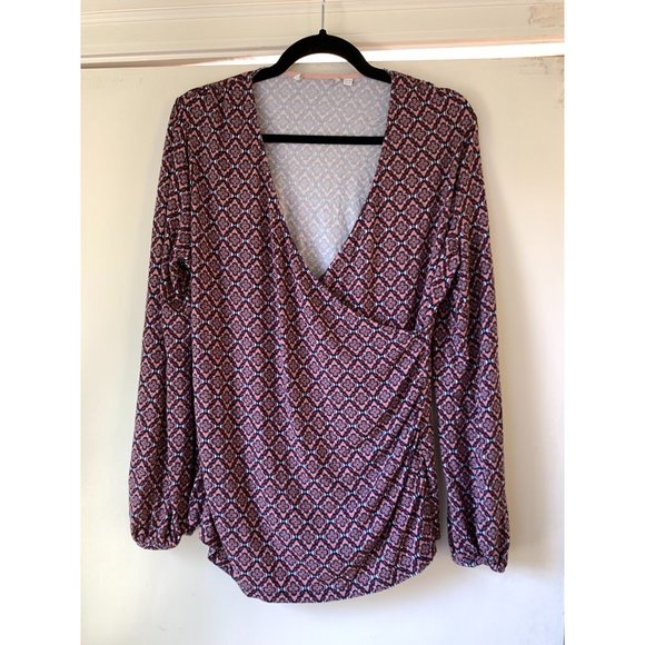 Boden Elodie Jersey Wrap Top - Picture 2 of 8